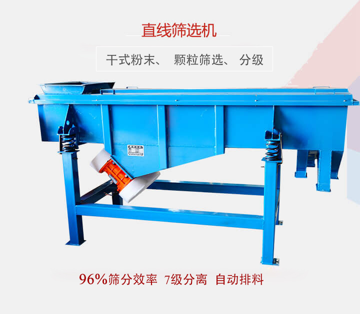 直線篩選機(jī)用于篩選、分級(jí)各種粉末、顆粒