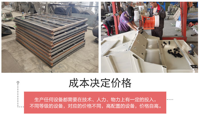 直線篩分機篩網(wǎng)，篩箱部件展示