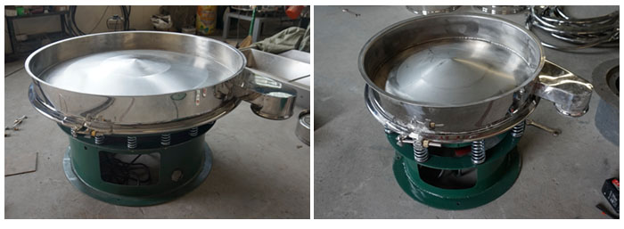 旋振篩底框安裝在振動體上面。